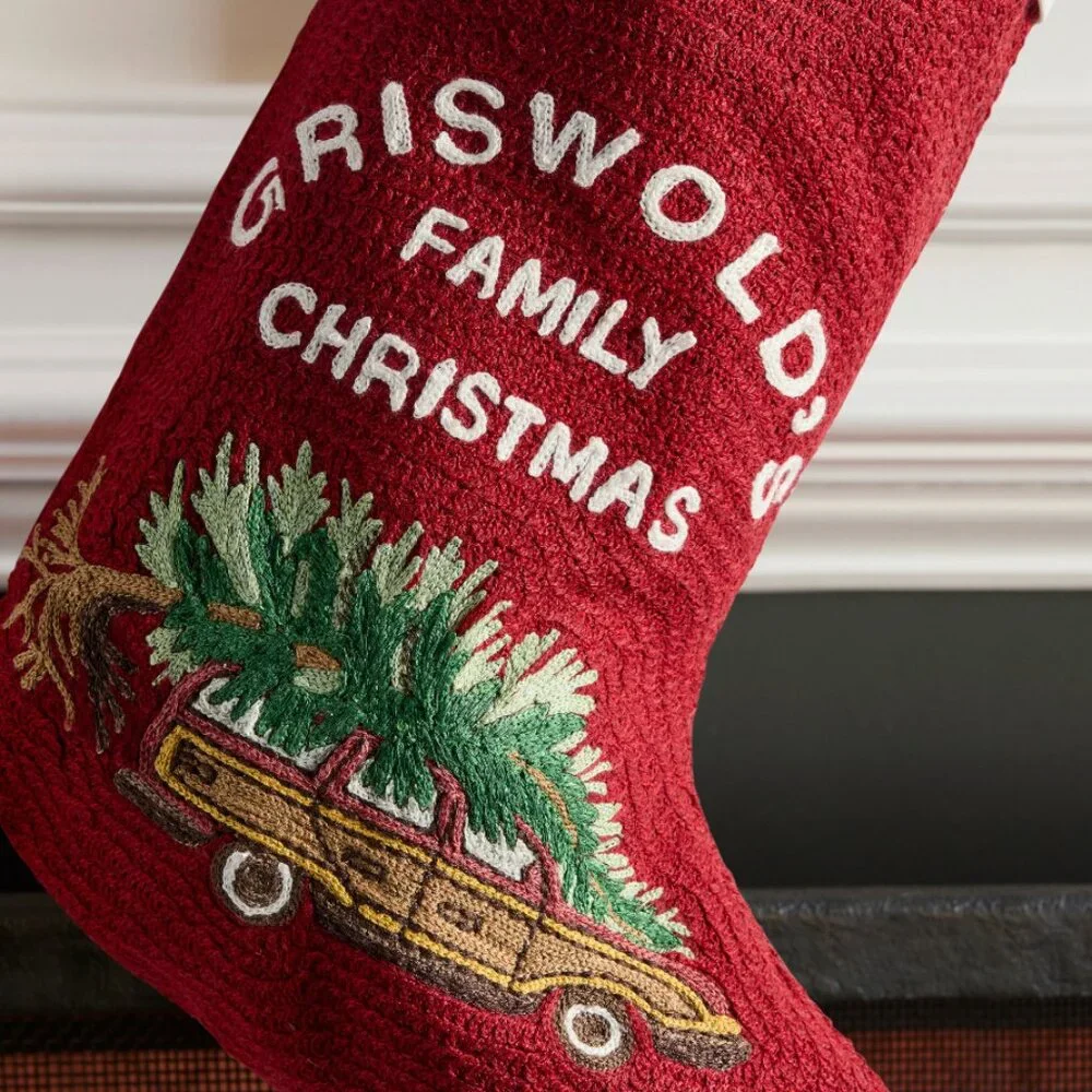 Pottery Barn National Lampoon’s Christmas Vacation Stocking Red